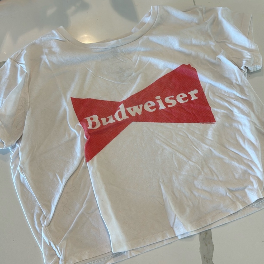 Junk Food Clothing Budweiser Crop Top